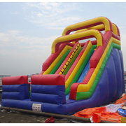 inflatable commercial slides